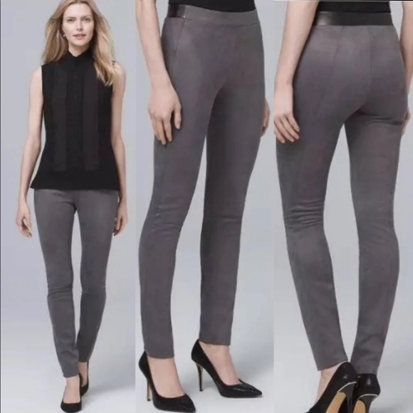 WHBM Ultra-Suede Leggings in Dusk/Gray | 0L - Picture 3 of 13